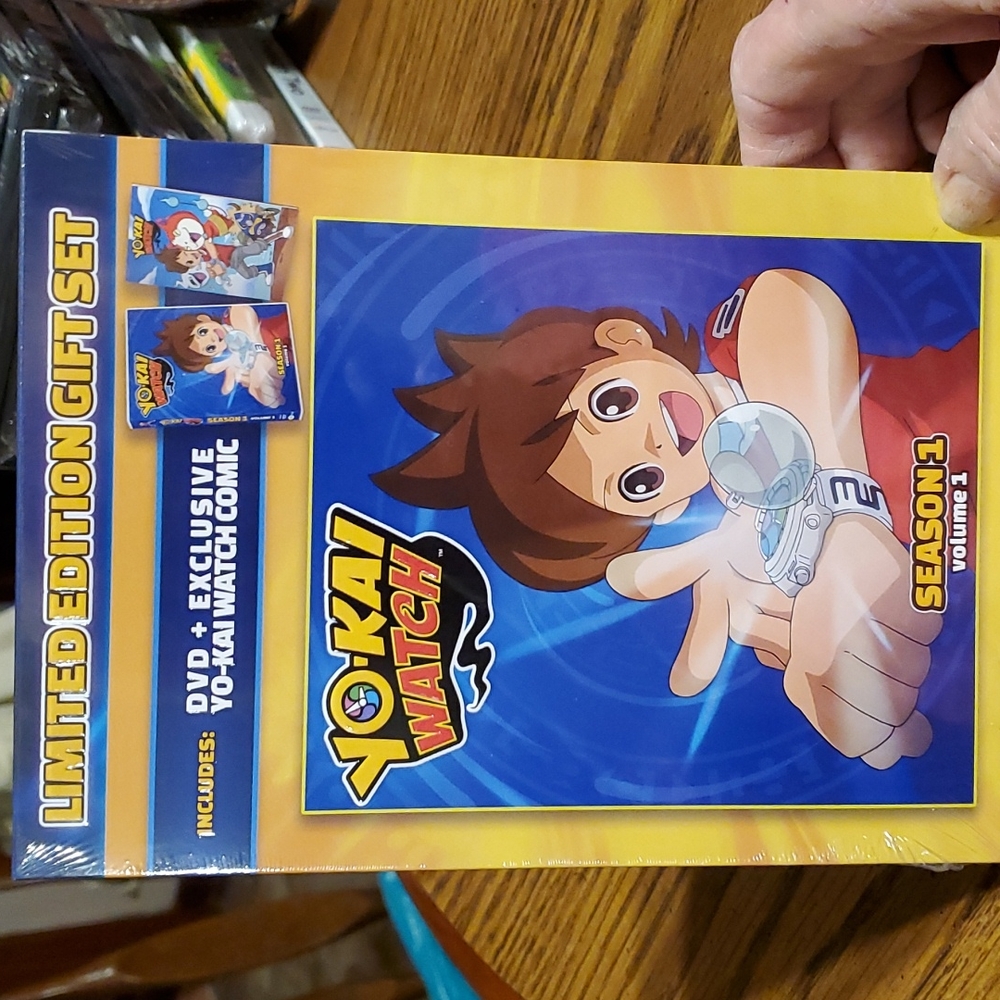 Yo-kai Watch: Season1 - Volume 1 DVD Gift Set w/Exclusive Comic Book-NEW/SEALED